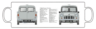 Austin Mini Van (ribbed roof) 1966 Mug 1